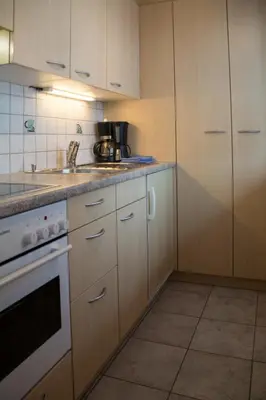 Küche/Küchenzeile in der Unterkunft Chalet Weisshorn 5