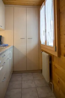 Küche/Küchenzeile in der Unterkunft Chalet Weisshorn 5