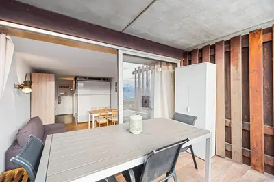 Grundriss der Unterkunft Chaleureux studio à Anzère, accessible à ski, proche de tout