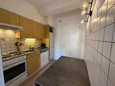 Küche/Küchenzeile in der Unterkunft Sion Central Station proche toutes commodites