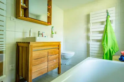 Ein Badezimmer in der Unterkunft Chalet la Regin Anzere