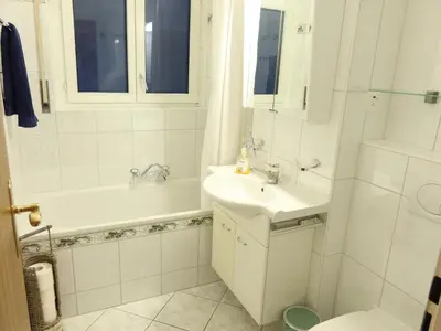 Ein Badezimmer in der Unterkunft Haus Europe