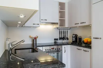 Küche/Küchenzeile in der Unterkunft Chalet Bergrose 1