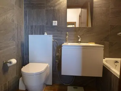 Ein Badezimmer in der Unterkunft Studio Résidence du Rhône B40 by Interhome