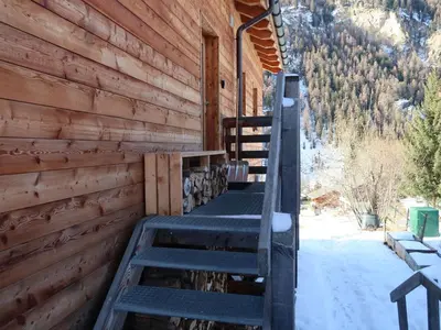 Ein Balkon oder eine Terrasse in der Unterkunft Apartment Ryad C by Interhome