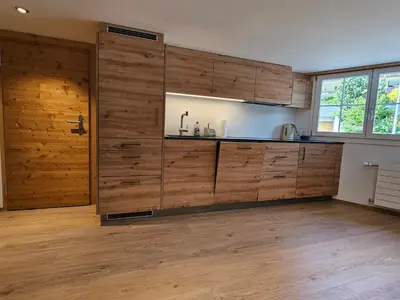 Küche/Küchenzeile in der Unterkunft Apartment Bergnest