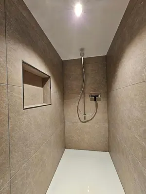 Ein Badezimmer in der Unterkunft Apartment Bergnest