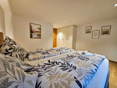 Ein Bett oder Betten in einem Zimmer der Unterkunft Apartment Bergnest