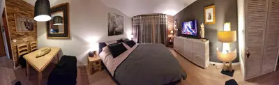 TV/Unterhaltungsangebot in der Unterkunft Superbe studio avec parking privé