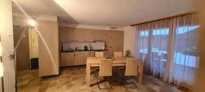 Küche/Küchenzeile in der Unterkunft Komfortabel, Perfekte Lage, neue Wohnung, gratis P