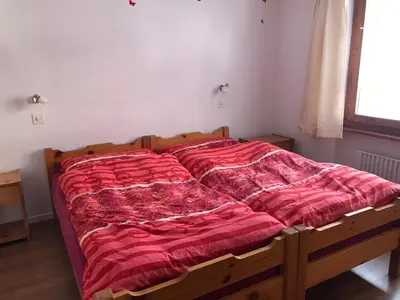 Ein Bett oder Betten in einem Zimmer der Unterkunft Haus Antares
