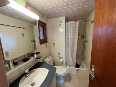 Ein Badezimmer in der Unterkunft Vercorin - La Maya