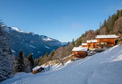 Naturlandschaft in der Nähe des Chalets