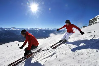Skifahren im Privatzimmer oder in der Nähe