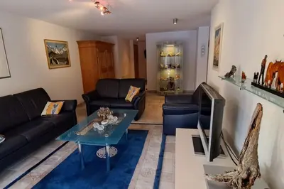 Ein Sitzbereich in der Unterkunft Grosses Moos 22 - Spacious 2-Bedroom flat with