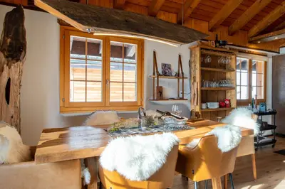 Küche/Küchenzeile in der Unterkunft Chalet Bijou