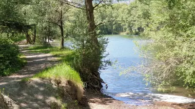 Naturlandschaft in der Nähe der Villa