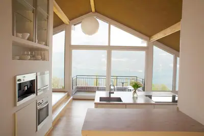 Küche/Küchenzeile in der Unterkunft Lakeview Gem