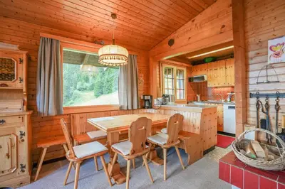 Küche/Küchenzeile in der Unterkunft Chalet Lieke Apartment