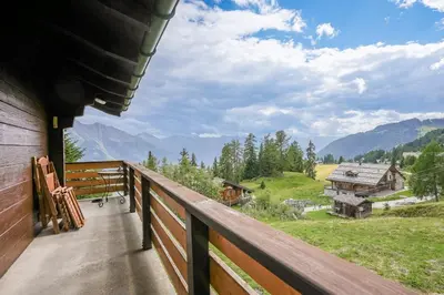 Naturlandschaft in der Nähe des Chalets