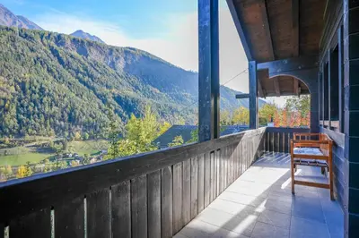 Naturlandschaft in der Nähe des Chalets