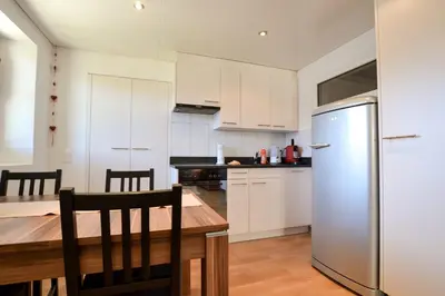 Küche/Küchenzeile in der Unterkunft Apartment Terpetsch