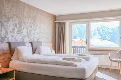 Ein Bett oder Betten in einem Zimmer der Unterkunft Rhodania 62