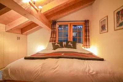 Ein Bett oder Betten in einem Zimmer der Unterkunft Brunnen Attika