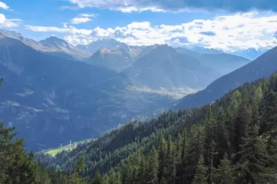 Naturlandschaft in der Nähe der Ferienwohnung