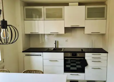 Küche/Küchenzeile in der Unterkunft Swiss Holiday Apartments