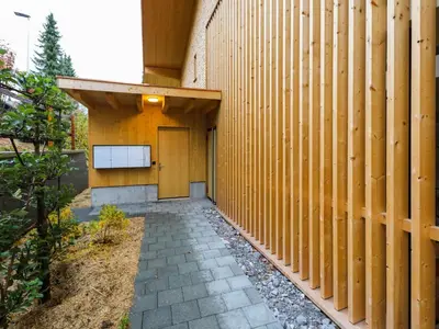 Das Gebäude in dem sich die Ferienwohnung befindet