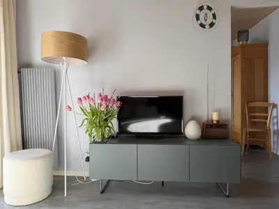 TV/Unterhaltungsangebot in der Unterkunft Renovierte Wohnung mit Ausblick für 1-2 Personen