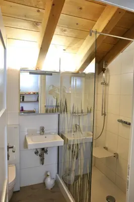 Ein Badezimmer in der Unterkunft Monte Rosa Apartments Täsch