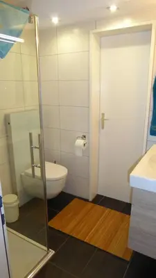 Ein Badezimmer in der Unterkunft Ferienwohnung Träumli