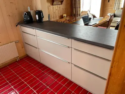 Küche/Küchenzeile in der Unterkunft Chalet Kuckuk