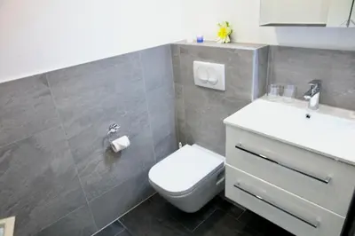 Ein Badezimmer in der Unterkunft 2.5 Zimmerwohnung für Sportler & Familien WHG 132 & WHG 612