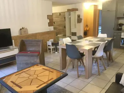 Küche/Küchenzeile in der Unterkunft Magnifique appartement de montagne