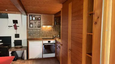 Küche/Küchenzeile in der Unterkunft Chalet ALPEN LOTUS