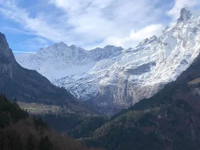 Naturlandschaft in der Nähe des Chalets