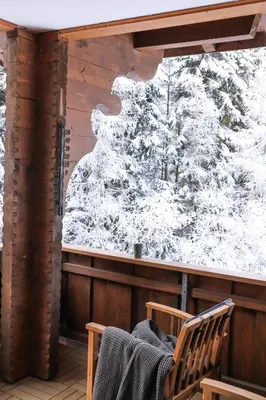 Peacefull Mountains View im Winter