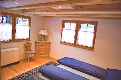 Ein Bett oder Betten in einem Zimmer der Unterkunft Zermattmountainchalet Tambiel