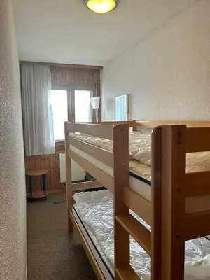Ein Bett oder Betten in einem Zimmer der Unterkunft Fontanettaz V 015 - MOUNTAIN apartment 6 pers