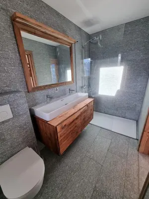 Ein Badezimmer in der Unterkunft Chalet Mouflon