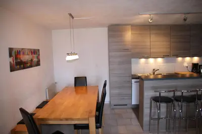Küche/Küchenzeile in der Unterkunft Greppons O 031 - MOUNTAIN apartment 10 pers