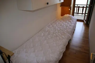 Ein Bett oder Betten in einem Zimmer der Unterkunft Greppons O 031 - MOUNTAIN apartment 10 pers